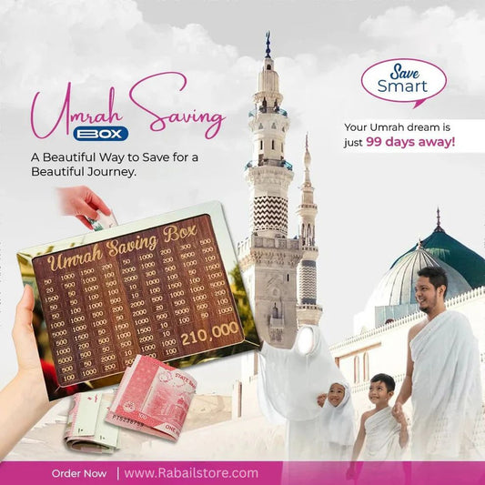 Umrah Saving Box "Journey to Makkah Starts Here